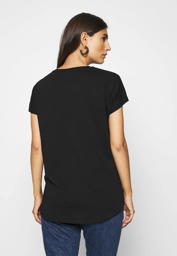 T-Shirt ANNA FIELD Anna Field Print T-shirt Noir Femme | DSM-1852449